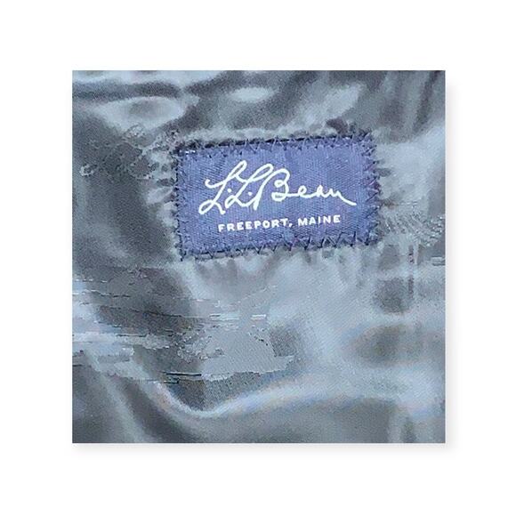 L.L. Bean Brown & Black Plaid Wool Single Breasted Tailored Blazer - Size 42 - Picture 7 of 9